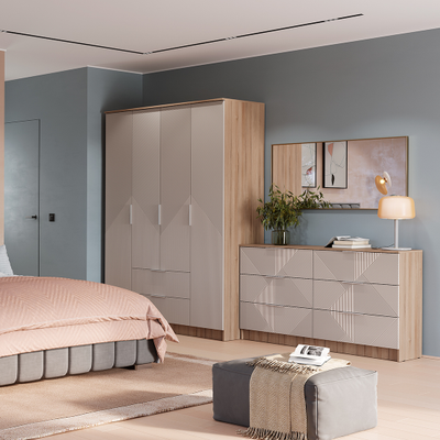 Эмилия КМ-04 комод Дуб смоки/Айриш (MF03)