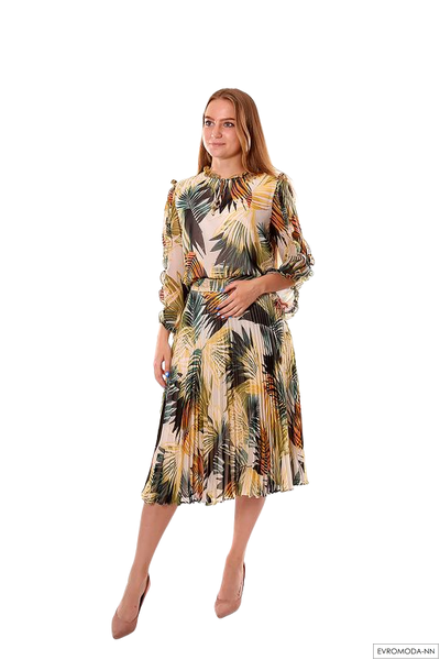 Юбка плиссе из вискозного шелка Pretty One 7414