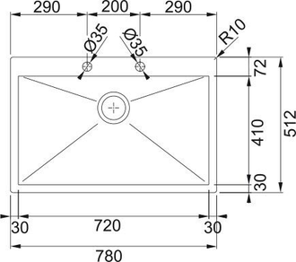 Мойка Franke Planar PPX 210-78