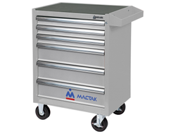Тележка инструментальная, 6 выдвижных ящиков, "ОПТИМА", серая МАСТАК 521-06581MG