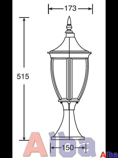 Coventry 91504 Парковый светильник