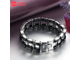 мужской браслет с каучуком