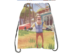 Сумка-мешок для обуви Привет Сосед/ Hello Neighbor №6