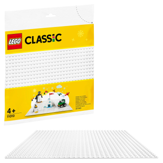 LEGO Classic Конструктор Пластина базовая Белая, 11010