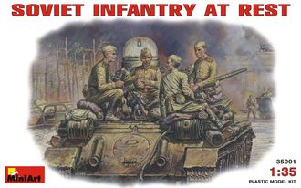 Сборная модель: (MiniArt 35001) Советская пехота на отдыхе