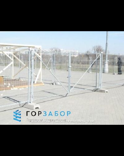 Ворота распашные для строительного временного ограждения