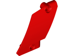 Technic, Panel Curved #60 5 x 7 Tapered Right, Red (80268 / 6362553)