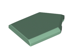 Tile, Modified 2 x 3 Pentagonal, Sand Green (22385 / 6245273)
