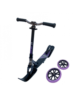 Снежный самокат 2в1 tech team COMFORT 210R 2021 фиолетовый