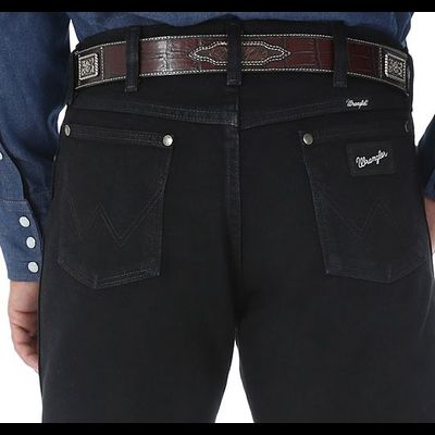 Джинсы 13MSE Wrangler® Cowboy Cut® Silver Edition™  оригинальный крой Размер 35x34, Чёрные