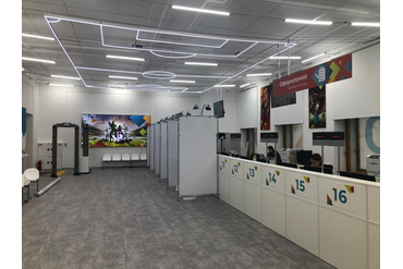 Освещение  центра FanID  в г.Санкт-Петербург