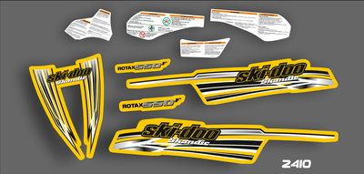 Наклейки на снегоход BRP Lynx Skandic 600 №2410