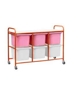 СТЕЛЛАЖНАЯ ВЫДВИЖНАЯ СИСТЕМА ХРАНЕНИЯ 4 - 6 КОНТЕЙНЕРОВ (ГОРИЗОНТАЛЬНО)