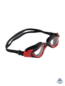 Очки для плавания Scorpena F8, чёрно-красн.