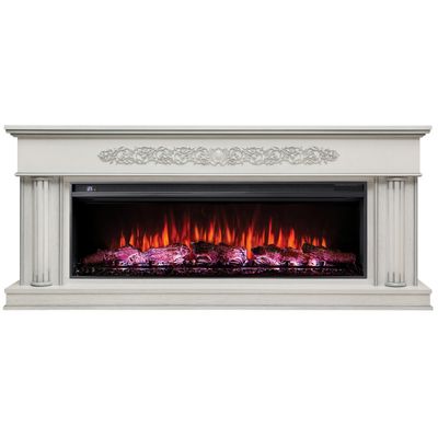 Линейный электрокамин Атлантида WT с очагом Joker 52