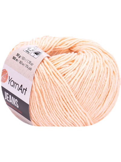Jeans Yarn Art пряжа цвет № 73 светло персиковый