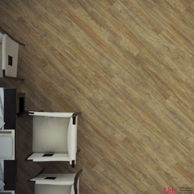 Кварцвиниловая плитка Fine Floor Дуб Карлин FF-1507 в интерьере детально