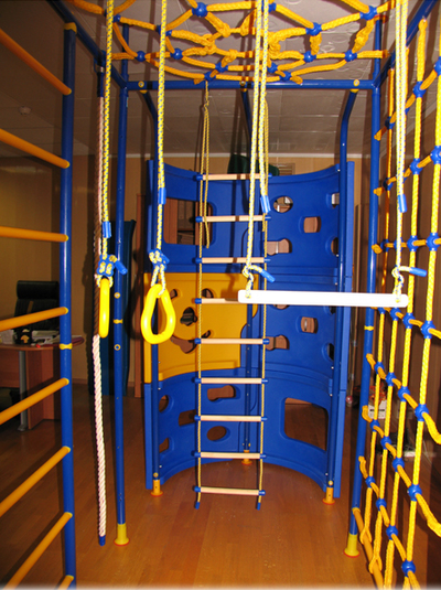 Модель "5-ти опорный с Паутиной и Башней" - вид сбоку