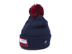 Шапка РОССИЯ синяя 11394