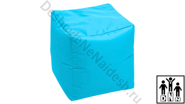 Кресло Кубик голубой