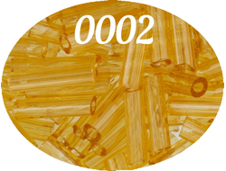 Стеклярус Zlatka 6мм 10гр цвет № 0002 песочный