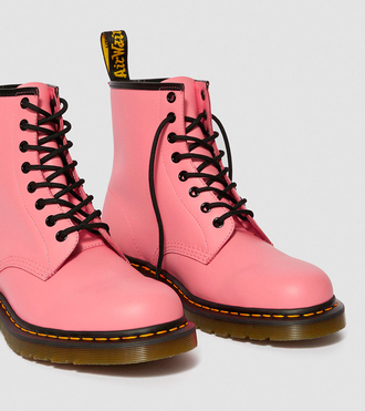 Dr. Martens Smooth Leather Lace Up розовые женские