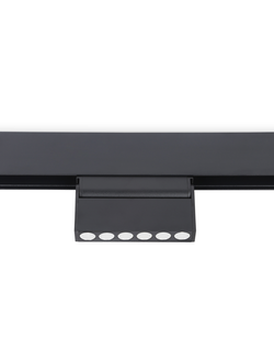 Светильник светодиодный трековый поворотный для шинопровода Magnetic GL 4040 BK черный IP20 6W 4200K 48V 24° 115*22*105