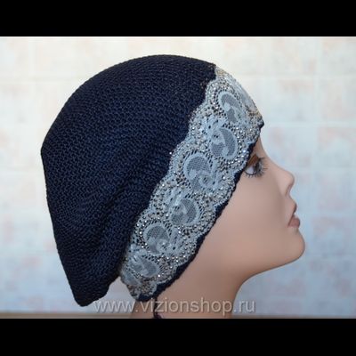 Берет с тесьмой Vizio 4813 синий