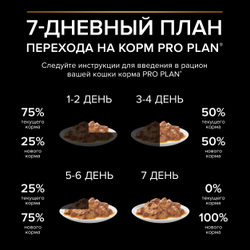 Pro Plan (ПроПлан) Senior 7+ Влажный корм для пожилых кошек, Индейка в соусе, 85 г