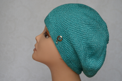 Бирюзовый женский берет осень весна лето Vizio Италия S A 6