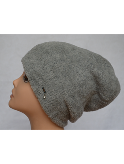 Vizio 6750 Cl вязаная шапка зима 2021 серая фото