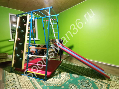 Скалодром для детских комплексов на ДСК PLASTEP Теремок 170 металл с площадкой