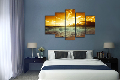 Модульная картина "Красное море"