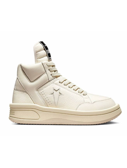 Кеды Rick Owens DRKSHDW DRKSTAR x Converse Turbodrk Weapon белые высокие