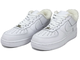 Nike Air Force 1 Low All White с мехом