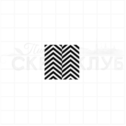 ФОновый штамп с двумя столбиками шевроновых зигзагов, имитация ткани