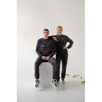 СВИТШОТ Volleylife черный/графит (размер 42-48)