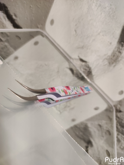 Lash&Go Пинцет изогнутый для наращивания ресниц | Лэш энд Гоу