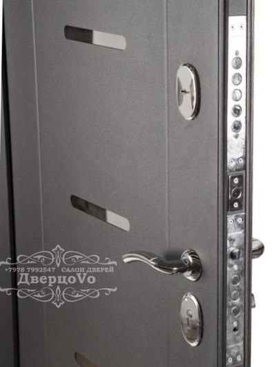 ГАРДА 7,5 см МУАР ЧЕРНЫЙ/ ЦАРГА. ЛИСТВЕННИЦА БЕЖ/ БЕЛЫЙ ЛАКОБЕЛЬ