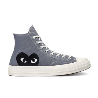 КЕДЫ CONVERSE PLAY COMME DES GARCONS серые высокие