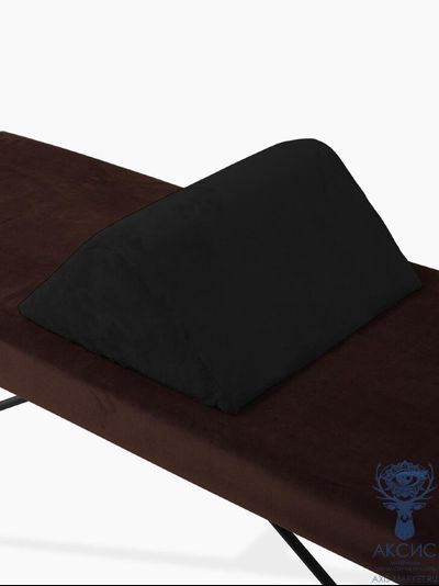 Подушка под колени Черная (поролон с эффектом памяти)