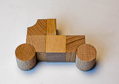 Игровой набор Фребеля "Конструктор" (111 элементов, бук, серия "Красота вокруг нас")