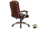 Офисное кресло для руководителей Dobrin Donald коричневый