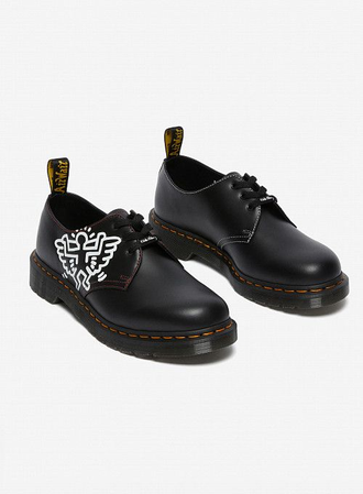 Ботинки Dr.Martens 1461 Keith Haring черные с принтом