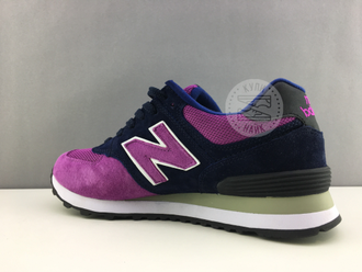 New balance 574 фиолетовые с синим женские (36-41) Арт.042М