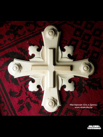 Резьба по дереву, крест