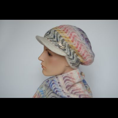 Разноцветный шарф хомут Vizio Визио Италия 5856 S 8