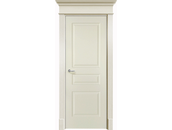 Межкомнатная дверь  Нафта 3, кремовая эмаль