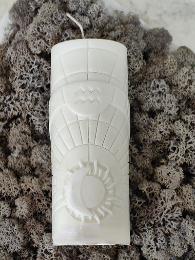 Свеча зодиакальная "Водолей" стихия воздуха