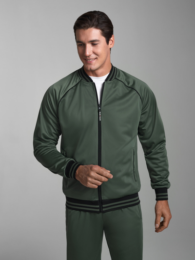 Спортивный костюм хаки, мужской, 10SKM-1635